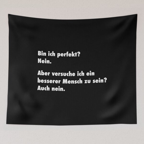 Item preview, Bin ich perfekt Am I perfect German Joke Gift designed and sold by SuperFreshArt.