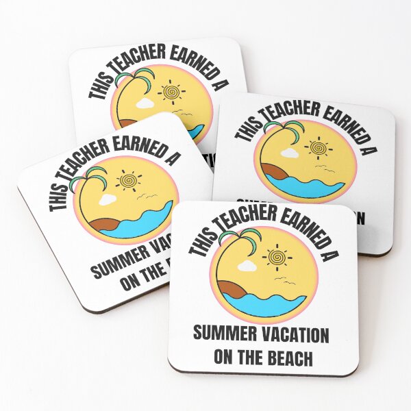 Item preview, This Teacher Earned A Summer Vacation On The Beach designed and sold by RGRamsey.