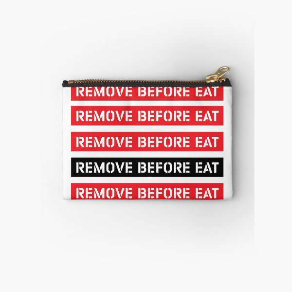 Item preview, REMOVE BEFORE EAT, Social Distancing designed and sold by ARTsPlural.
