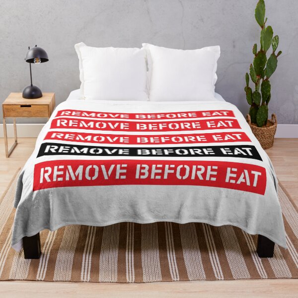 Item preview, REMOVE BEFORE EAT, Social Distancing designed and sold by ARTsPlural.
