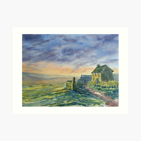 Evening on the High Fells Art Print