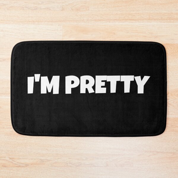 Item preview, Im So Pretty , Self Love Positive White Quote  designed and sold by Barolina.