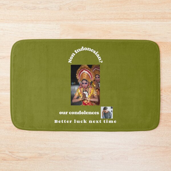 Item preview, "Condolences to non Indonesians"  (white text) designed and sold by skoumpourdides.
