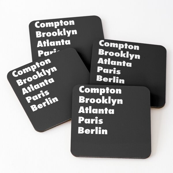 Item preview, Compton Brooklyn Atlanta Paris Berlin Gift designed and sold by SuperFreshArt.