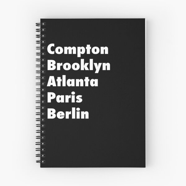 Item preview, Compton Brooklyn Atlanta Paris Berlin Gift designed and sold by SuperFreshArt.