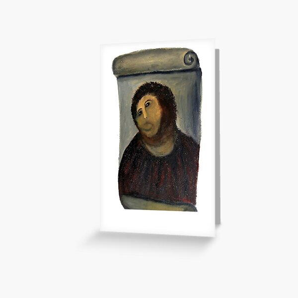 ECCE HOMO ECCE MONO ECCEHOMO ECCEMONO Greeting Card