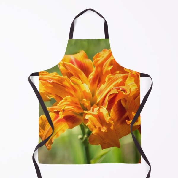 Item preview, Happy Orange Ruffles - Boldly Colored Daylilies Duo Abloom designed and sold by Georgia Mizuleva.