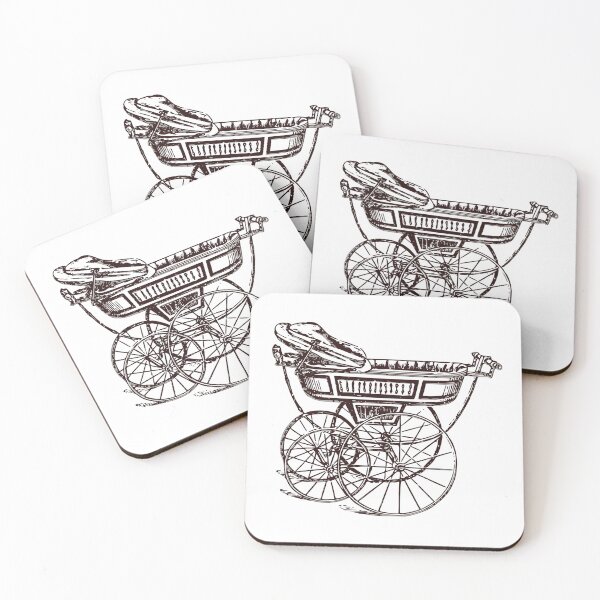 Item preview, baby buggy stroller pram perambulator vintage antique designed and sold by MiraNomegusta.