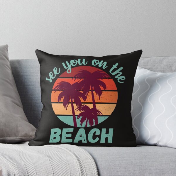 Item preview, See You on the Beach Turquoise Text designed and sold by Labradoodlesetc.