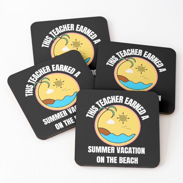 Item preview, This Teacher Earned A Summer Vacation On The Beach designed and sold by RGRamsey.