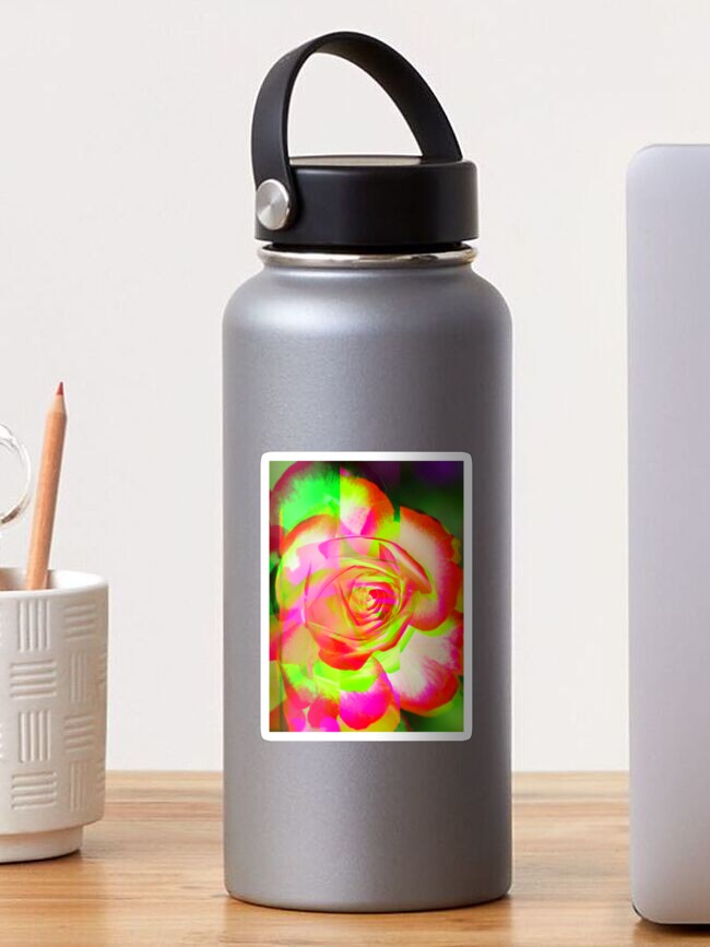 Thumbnail 1 of 3, Sticker, Rose Blooms designed and sold by April Dowling.