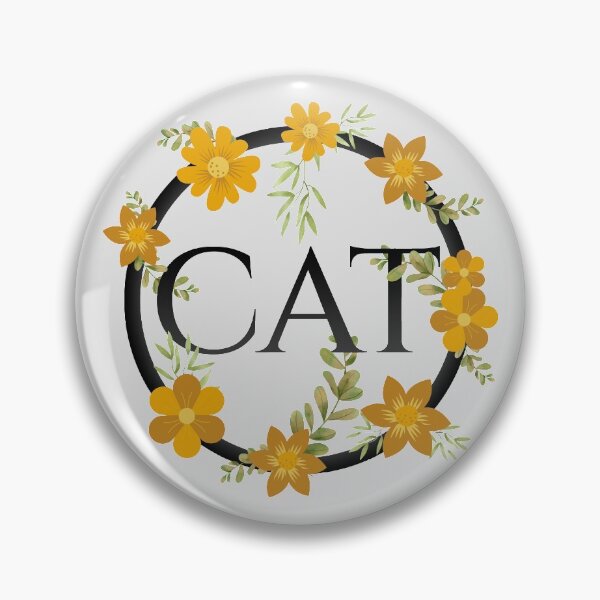 Item preview, Cat Floral Print designed and sold by Styler Design.