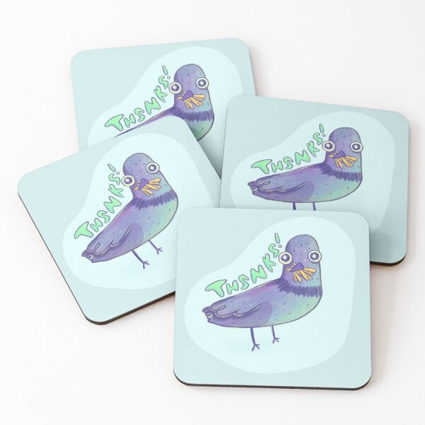 Item preview, Thsnks For The Chips Pigeon designed and sold by Aileen Swansen.