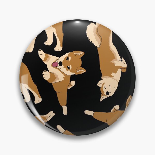 Item preview, shiba inu pattern designed and sold by scribbli.