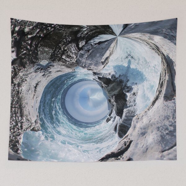 Item preview, 'Eye of Poseidon' Aqua Blue Ocean Vortex Distortion V1 by The Raumier designed and sold by N-W-T-S-I-O.