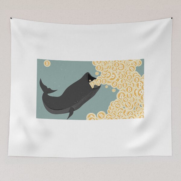 Item preview, Bitcoin Whale  designed and sold by NiceDesigning.