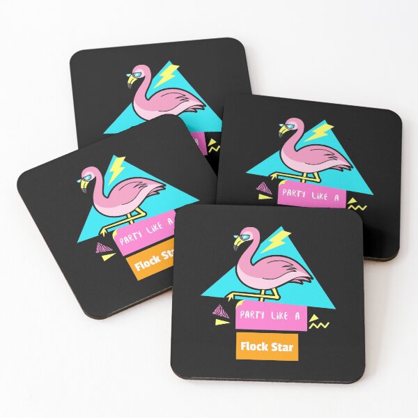Item preview, Flamingo Says Party Like a Flock Star designed and sold by friendlyspoon.