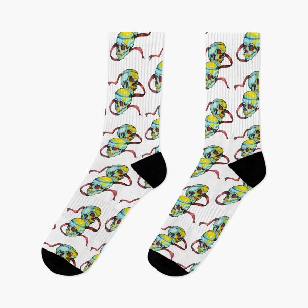 Item preview, Thermal Colored Skulls with Ribbon designed and sold by EmilyCreations.