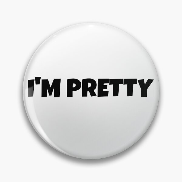 Item preview, Im So Pretty , Self Love Positive Black Quote designed and sold by Barolina.