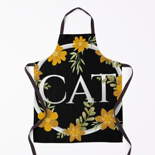 Item preview, Cat Floral Print designed and sold by Styler Design.