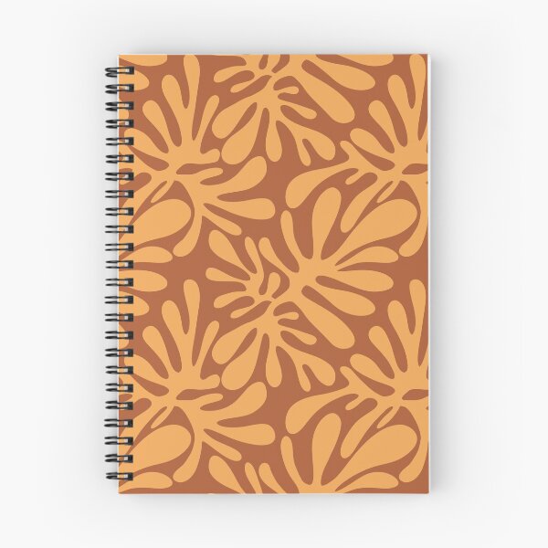 Item preview, Peach and brown abstract shape pattern inspired by Matisse designed and sold by IevaLiART.