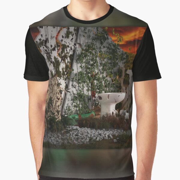 Item preview, destroyed toilet building designed and sold by coolArtGermany.