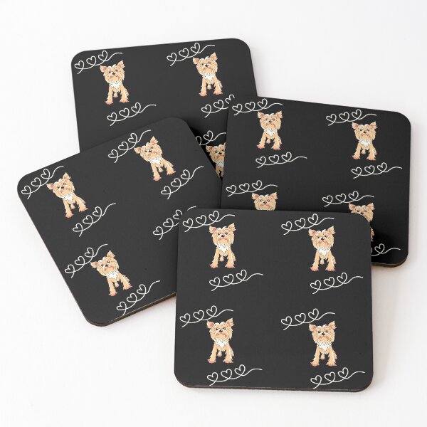 Item preview, Yorkshire terrier dog cute pattern designed and sold by Maful.