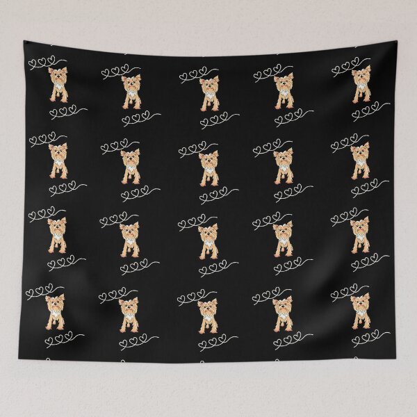 Item preview, Yorkshire terrier dog cute pattern designed and sold by Maful.