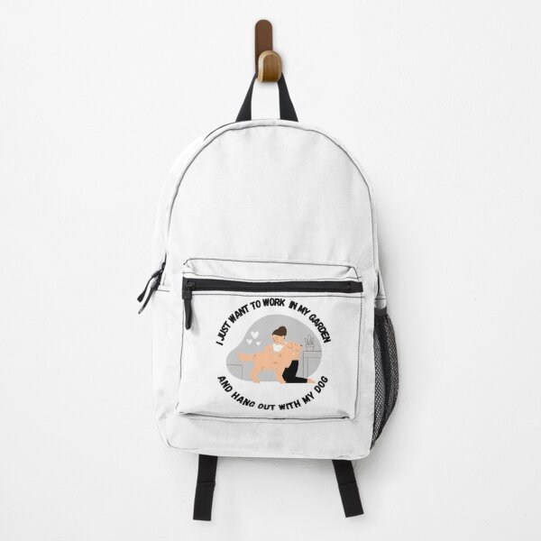 Item preview, I Just Want To Work In My Garden And Hang Out With My Dog designed and sold by Zenith-capitis.