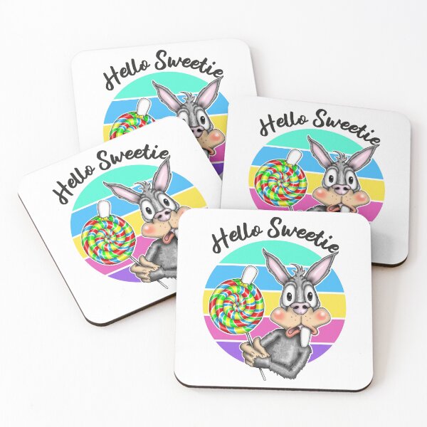 Item preview, Hello Sweetie Cute Adorable Bunny Rabbit designed and sold by Status71.