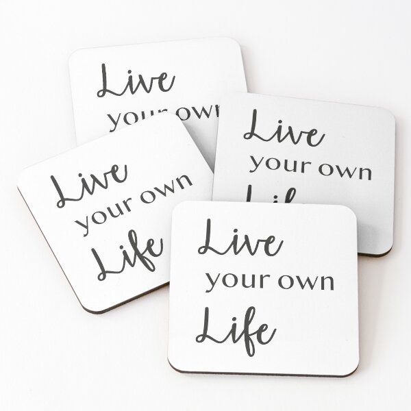 Item preview, Live your own life graphic designed and sold by Purplelondonuk.