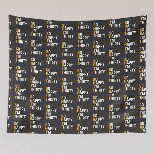 Item preview, so happy im thirty  designed and sold by champagnemoment.