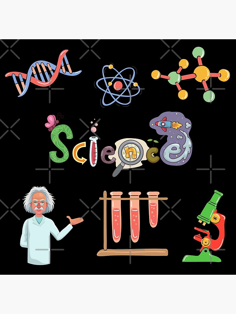 Unite Behind The Science Bedeutung "Unite Behind The Science Laboratory Scientist Tube Microscope" Poster