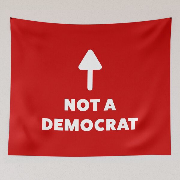 Item preview, Not a Democrat - Anti Woke - Funny Conservative  designed and sold by WeAreRightStore.