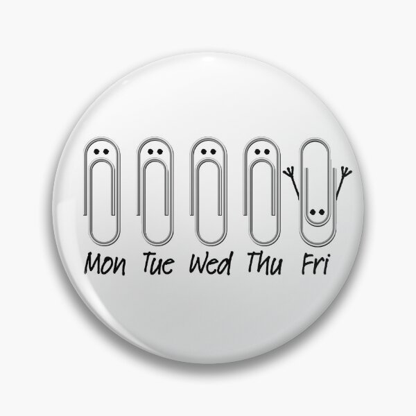 Item preview, Paperclips TGIF Thank God it's friday then meme designed and sold by LaundryFactory.