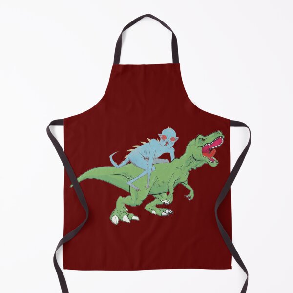 Item preview, Chupacabra riding a dinosaur designed and sold by SidTastic .