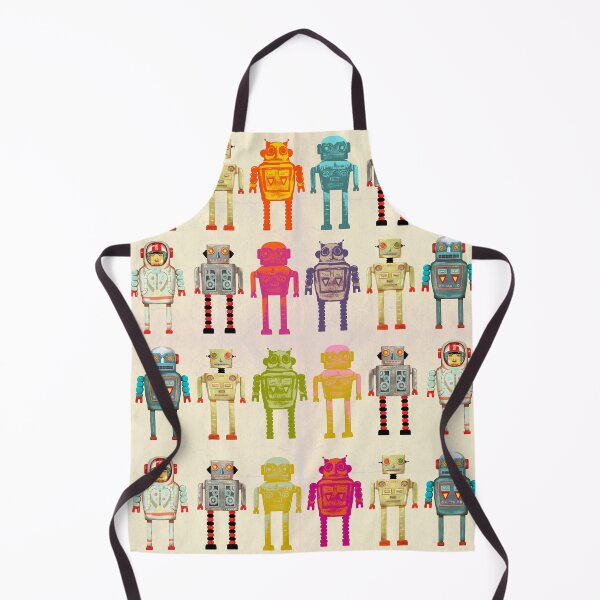 Item preview, Robots en un patrón designed and sold by ScienceSource.