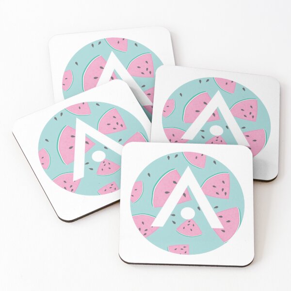 Item preview, Blue Summer Watermelon Aveda Logo designed and sold by Dalaura.