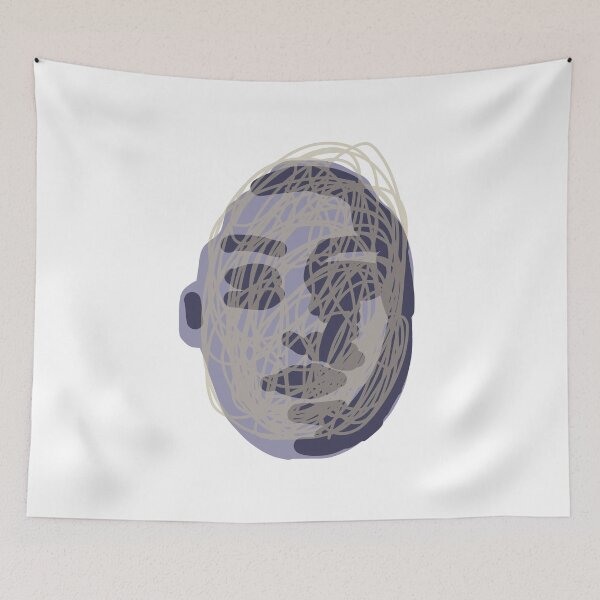 Item preview, Scribble Face designed and sold by LauraNewArt.
