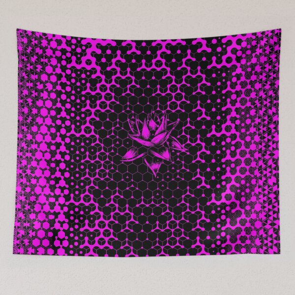 Item preview, Lotus Pink Grid designed and sold by fakeface.