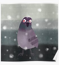 Angry Pigeon Poster