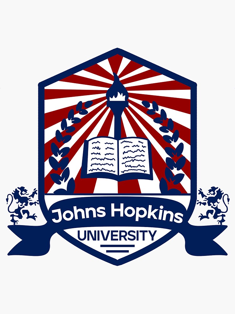 "Johns hopkins" Sticker for Sale by AshuTyagi Redbubble