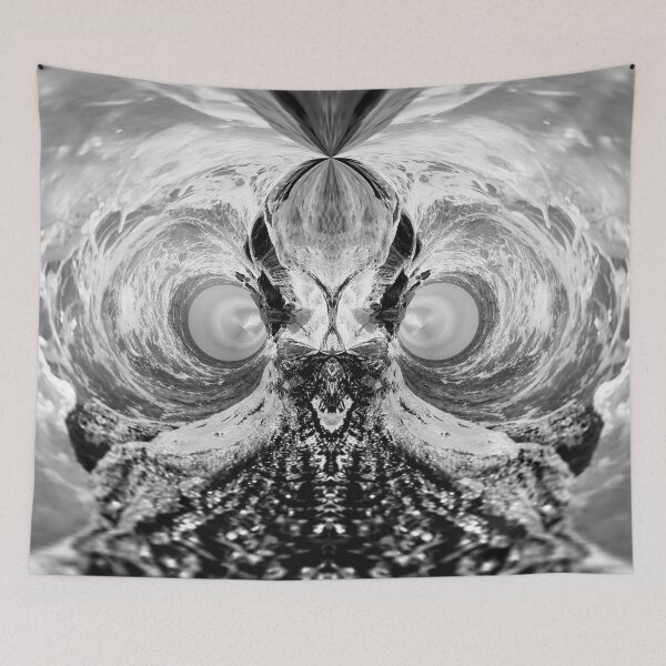 Item preview,  'Eyes of Poseidon' Ocean Black and White Vortex Distortion V2 by The Raumier designed and sold by N-W-T-S-I-O.