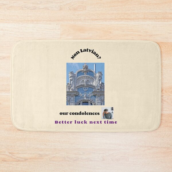 Item preview, "Condolences to non Latvians"  (black text) designed and sold by skoumpourdides.