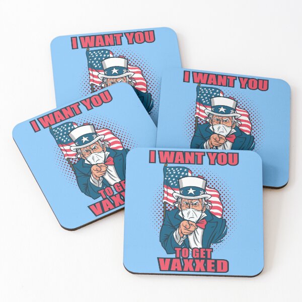 Item preview, Uncle Sam Vaxxed designed and sold by Frosty1489.