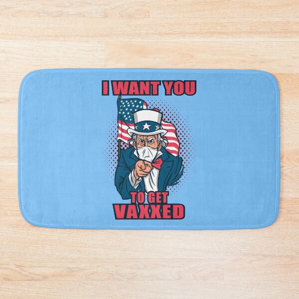 Item preview, Uncle Sam Vaxxed designed and sold by Frosty1489.