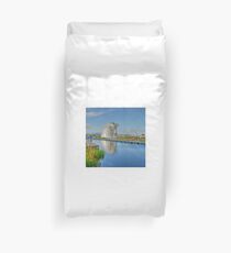 The Kelpies, Helix Park, Scotland Duvet Cover