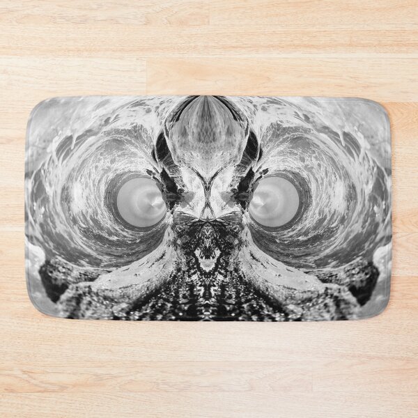 Item preview,  'Eyes of Poseidon' Ocean Black and White Vortex Distortion V2 by The Raumier designed and sold by N-W-T-S-I-O.