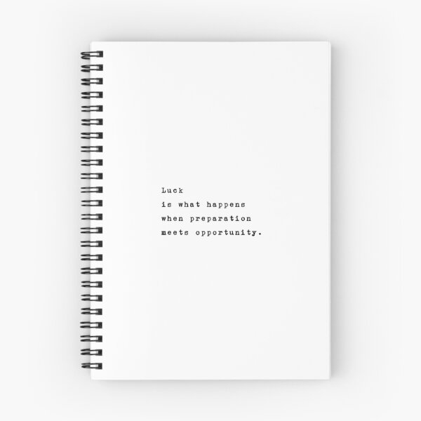 Item preview, Luck is what happens when preparation meets opportunity. designed and sold by typethegood.