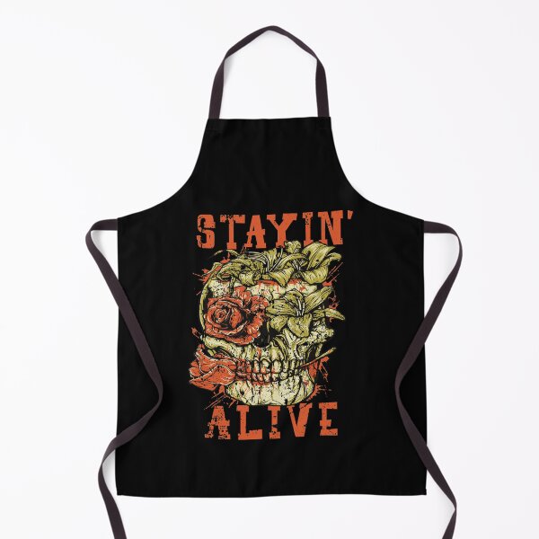 Item preview, Skull Planter Stayin' Alive Grunge Tattoo designed and sold by bouncymelon.